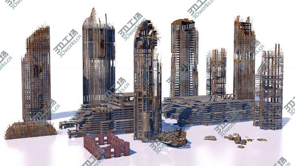 images/goods_img/20210312/3D model Buildings and skyscrapers in ruins/1.jpg